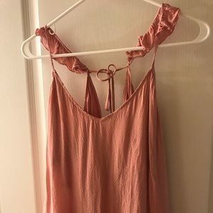Honey Punch Ruffle Tank M